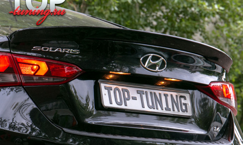 Спойлер Ambassador на Hyundai Solaris