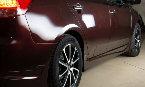 Накладки на пороги Samurai на Kia Cerato 2