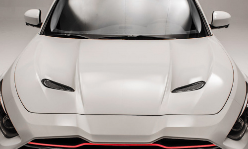 Капот с жабрами Draco на Infiniti QX70 (FX35, 37, 50)