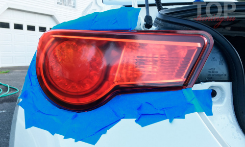 Полировка задних фонарей