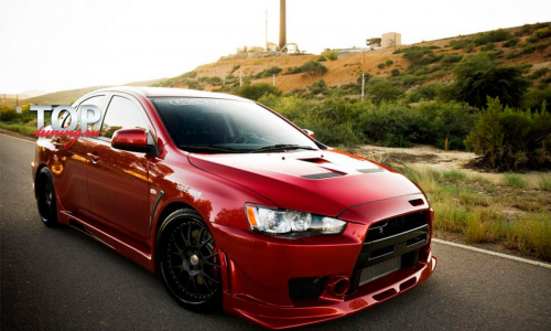 Передний бампер Accolade GT400 для Mitsubishi Lancer 10