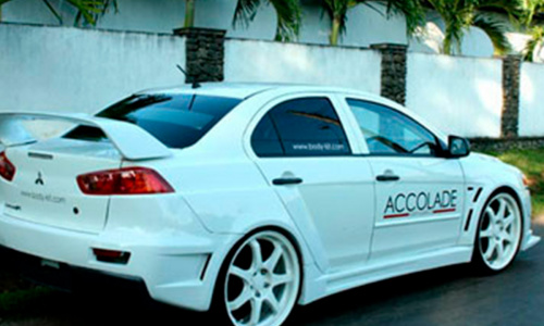 Пороги Accolade GT400 для Mitsubishi Lancer 10