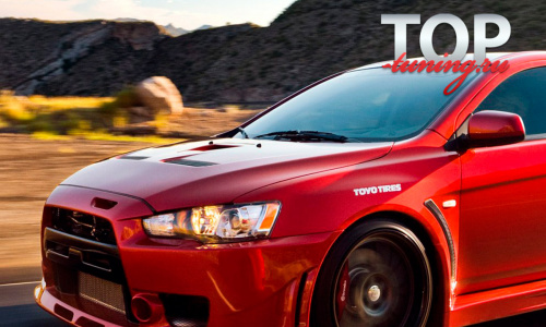 Передние крылья Accolade GT400 для Mitsubishi Lancer 10