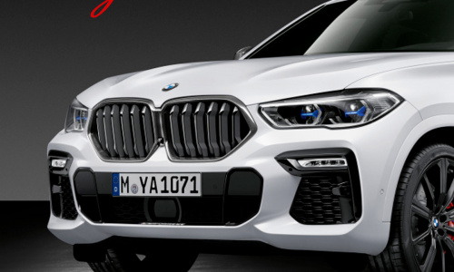 Черная решетка радиатора для BMW X6 G06