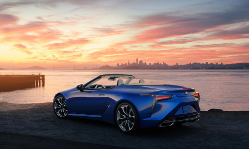 Lexus продемонстрирует новый 2021 LC 500 Cabriolet на выставке в Лос-Анджелесе