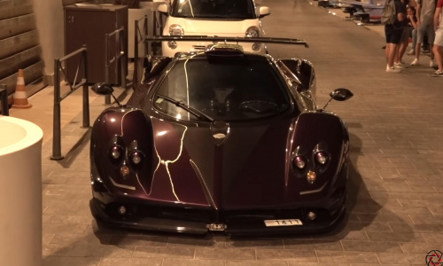 Льюис Хэмильтон катается на Pagani Zonda после обещания перестать водить экзотику