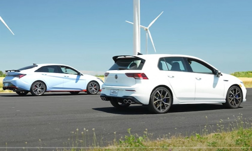 Состязание - VW Golf R против Hyundai Elantra N