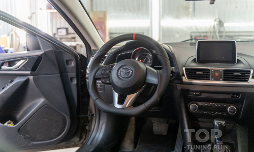 Тюнинг салона — руль Эго Скилл на Mazda 3 III поколения