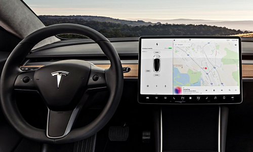 Tesla тестирует навигацию , сотрудничая с Baidu Maps