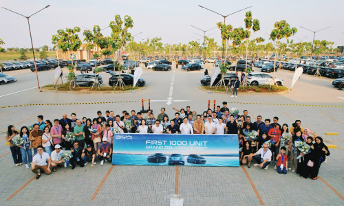 BYD Indonesia поставляет первую партию из 1000 автомобилей