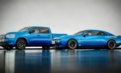 Новый облик концепта Dodge Charger Daytona SRT Banshee и электромобиля Ram EV на выставке SEMA