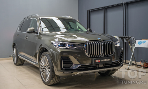 Оклейка всего кузова пленкой STEK Dyno Shield, антидождь стекол BMW X7 G07