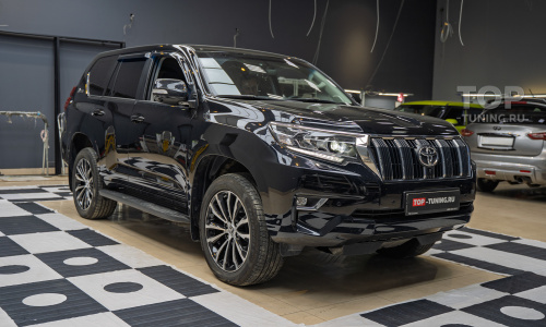 Установка системы кругового обзора 360 для Toyota LC Prado 150 рест 2