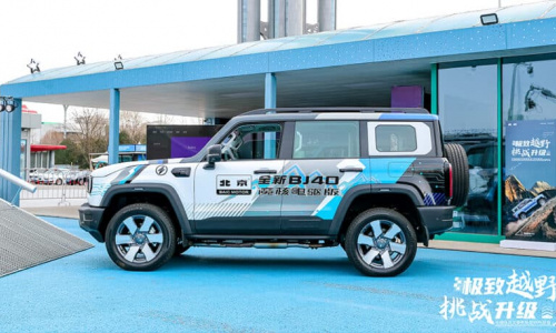 BAIC BJ40e EREV с дальностью хода 1200 км будет представлен в Китае 7 апреля