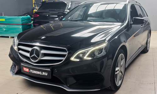 Тюнинг выхлопа Mercedes-Benz E-class W212 рестайлинг – установка THOR 2.0