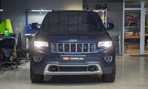 Установка bi-LED линз Prisma + новые стекла в фары Jeep Grand Cherokee WK2