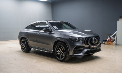 Оклейка всего кузова в сатиновый полиуретан для Mercedes-Benz GLE AMG 53