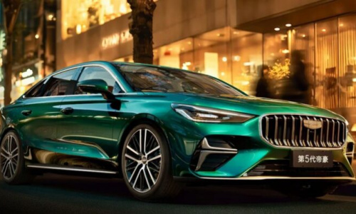 Представлены официальные изображения Geely Emgrand 5-го поколения: длина 4,8 метра, двигатель мощностью 178 л.с.