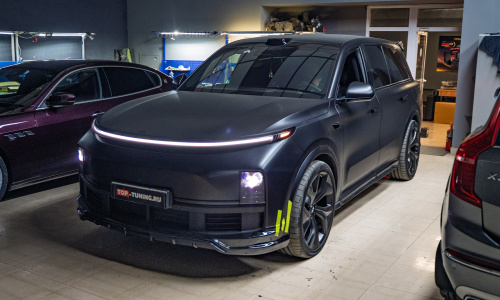 Тюнинг фар Lixiang L9 – Линзы Prisma в тонированную оптику. Тесты