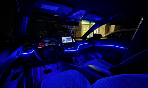 Динамическая LED подсветка салона 18 в 1 для Toyota CH-R 2016-2020