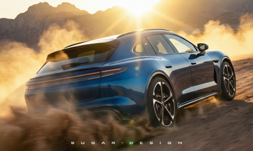 Saic Z7, созданный в стиле Porsche Taycan, от бренда HIMA Saic, выпускает новые тизеры