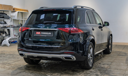 Монтаж силовых порогов-ступеней для Mercedes-Benz GLE