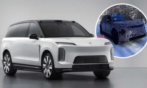 Крупнейший китайский электрический внедорожник Nio ES9 был замечен во время зимних тестов перед запуском в продажу