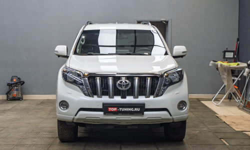 Круговой обзор 360° + установка головного устройства в Toyota Land Cruiser Prado