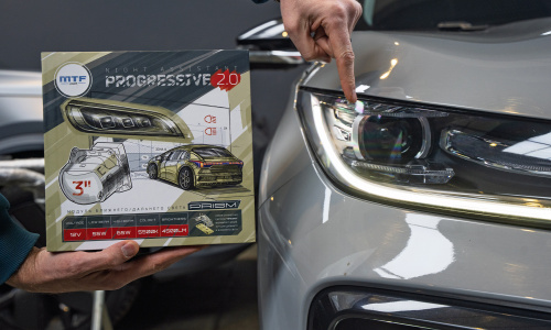 Тюнинг оптики Exeed TXL – линзы Night Assistant LED Progressive 2.0 от MTF