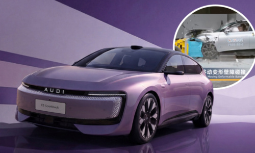 AUDI E5 Sportback получил пять звезд в краш-тесте C-NCAP