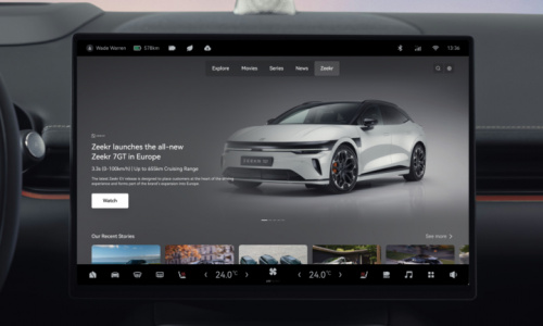 Автомобили Zeekr получат европейскую информационно-развлекательную систему