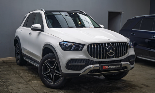 Тюнинг Mercedes-Benz GLE V167 – установка брызговиков под ключ