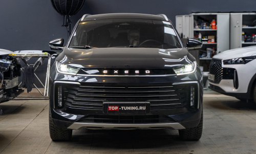 Дооснащение фар Exeed TXL – яркие линзы MTF Max Beam 2.0