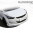 Накладка переднего бампера Fluxion на Hyundai Elantra 5 (Avante MD)