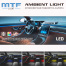 Универсальная контурная LED подсветка MTF RGB Ambient Light в салон авто 18 в 1 