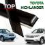 Дефлекторы окон STEEL LINE на Toyota Highlander 2